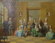 johann tischbein The Souchay Family oil on canvas